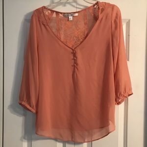 Peach Lauren Conrad blouse